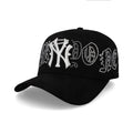 Gorra 31 Hats NY Crystals Negra Blanca Unitalla