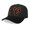 Gorra Cash Only Super Star Varsity Denim Negra Unitalla
