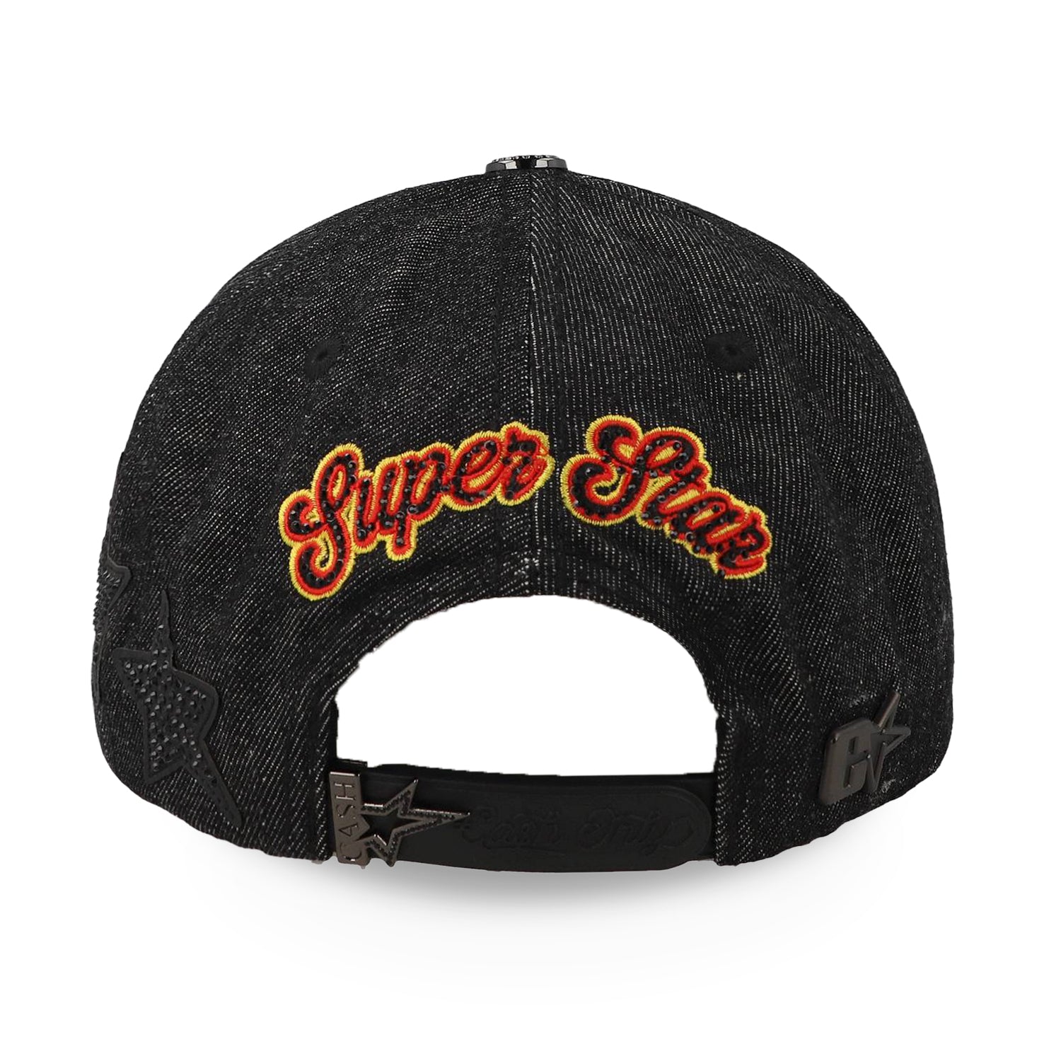 Gorra Cash Only Super Star Varsity Denim Negra Unitalla