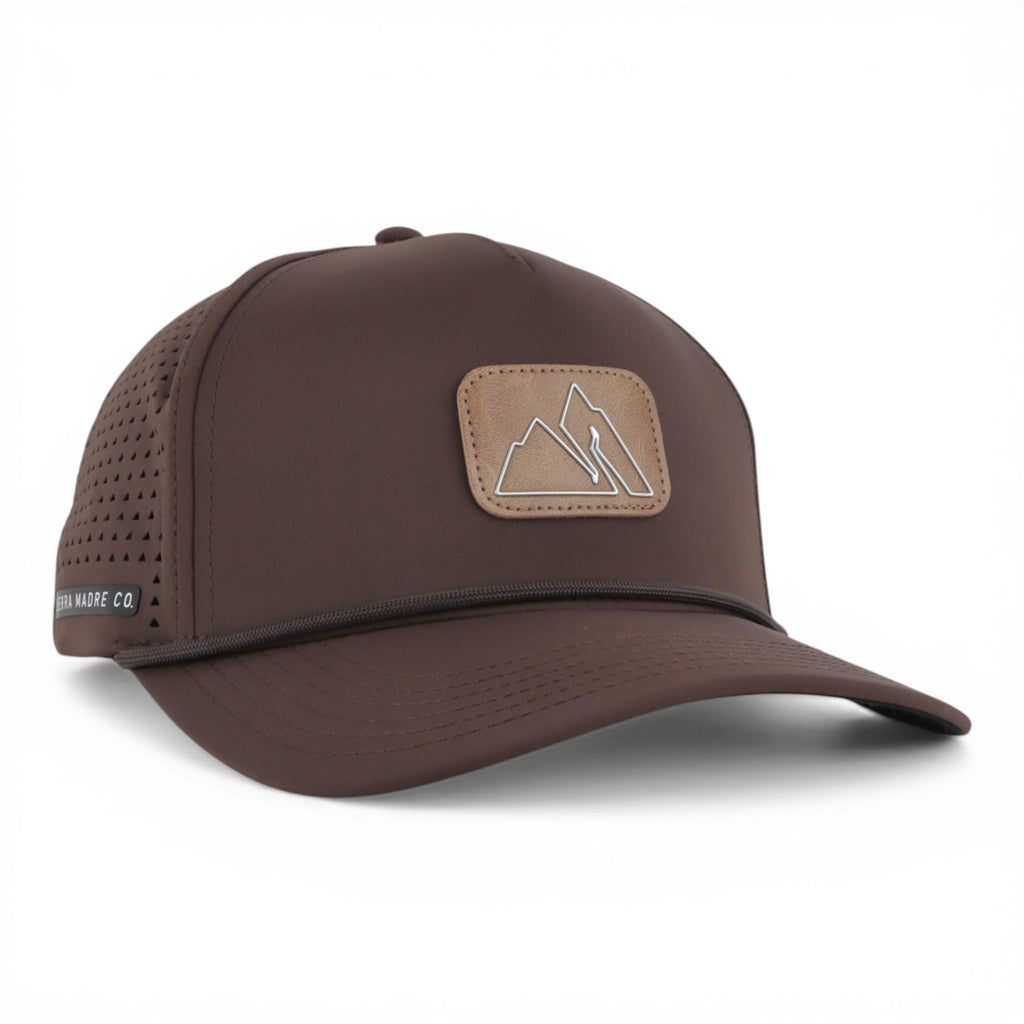 GORRA SIERRA MADRE LEATHER PATCH BROWN