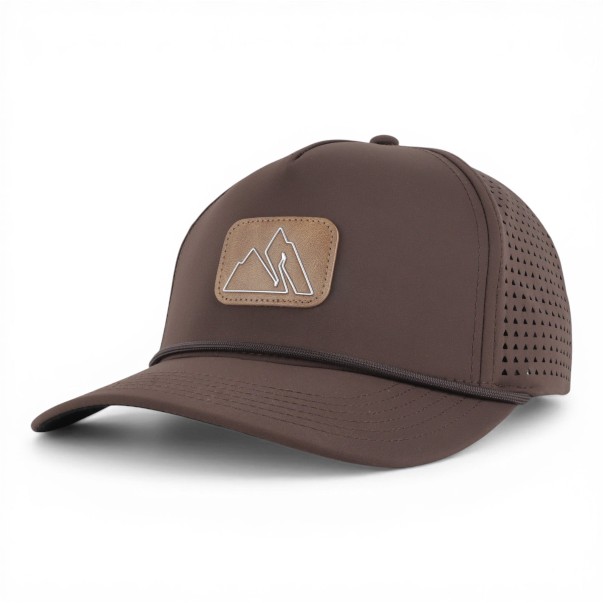 GORRA SIERRA MADRE LEATHER PATCH BROWN