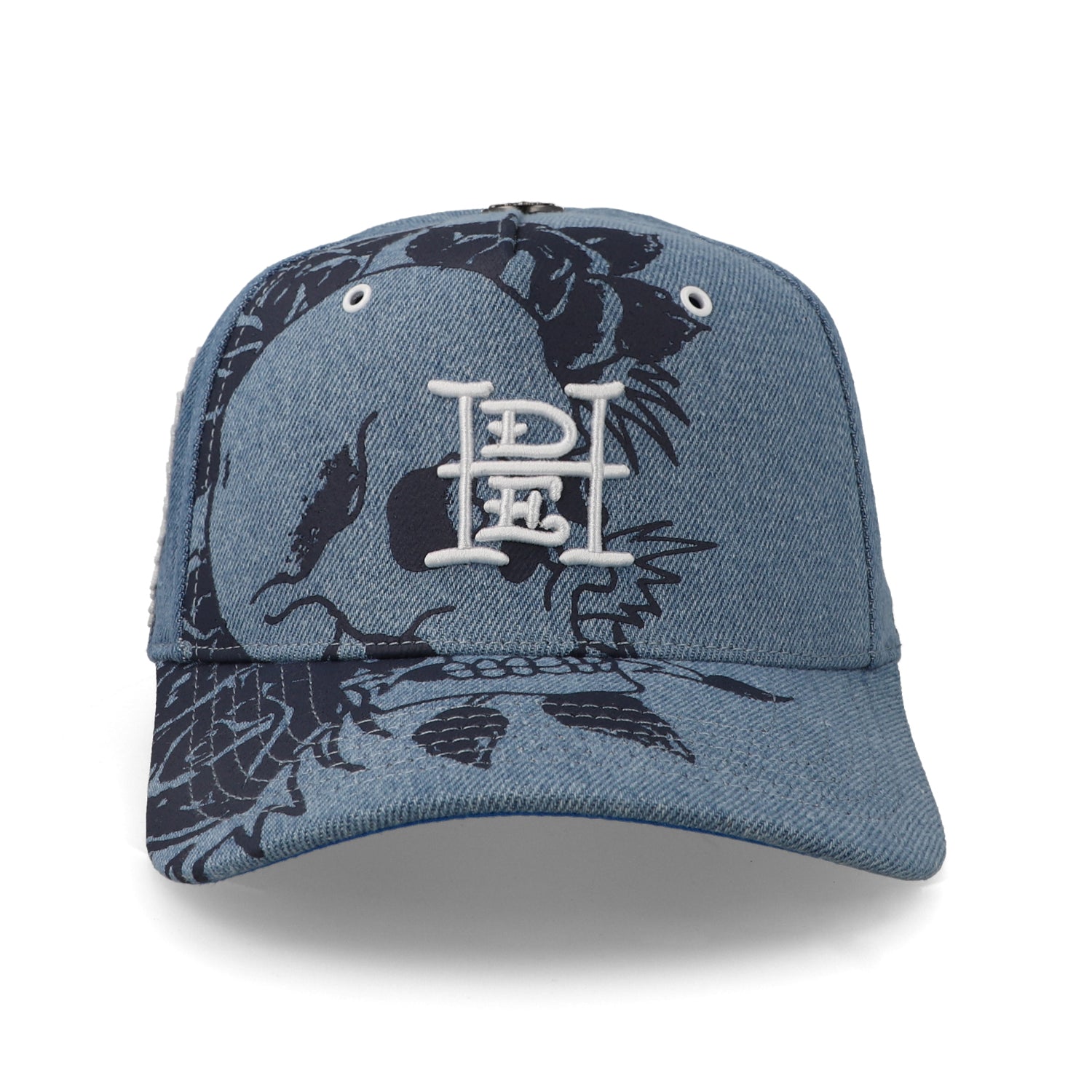 Gorra Ed Hardy Skull Fire and Pocket Azul Unitalla