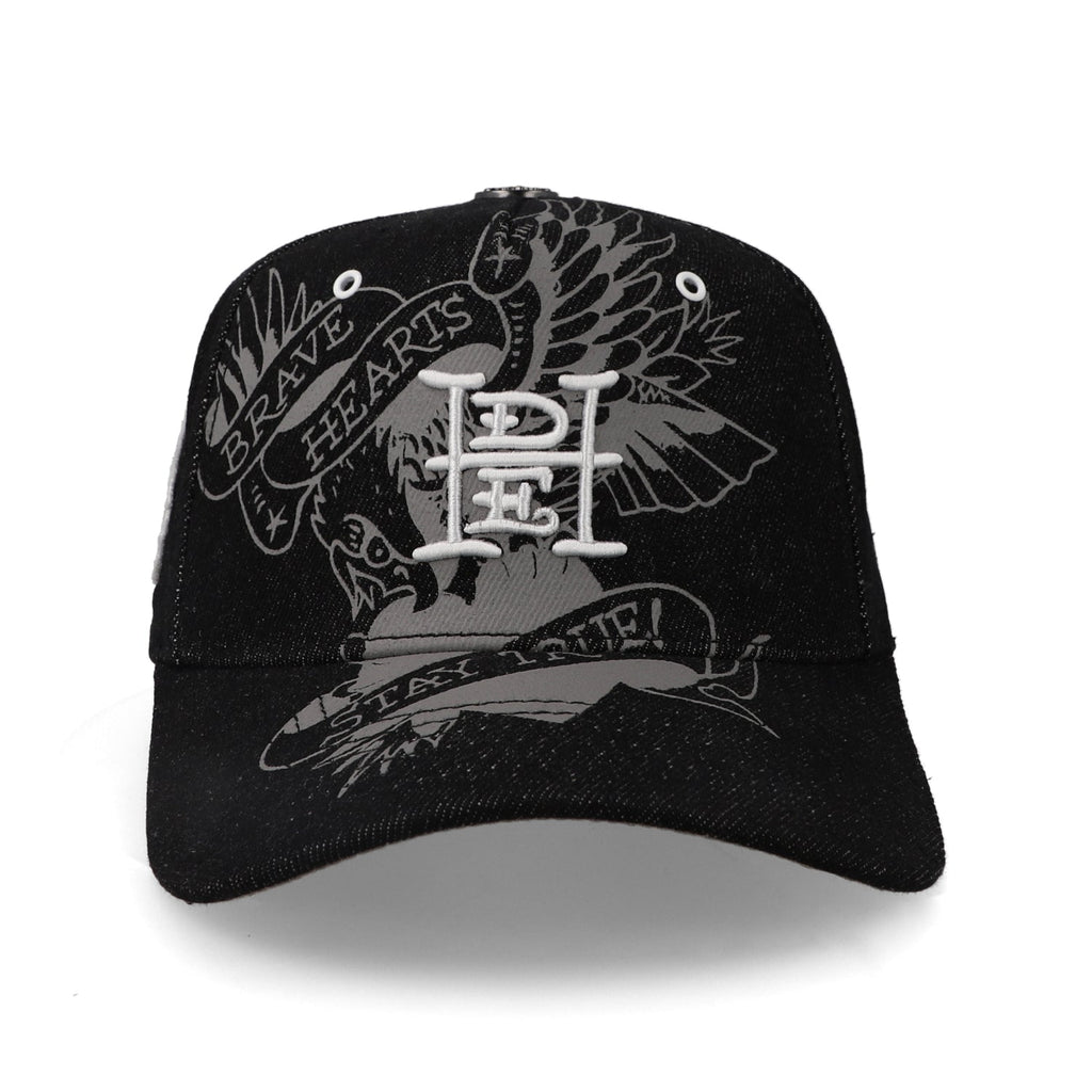 Gorra Ed Hardy Brave Hearts Stay True Negra Unitalla