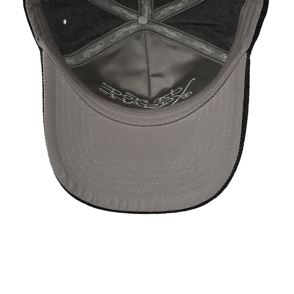 Gorra Ed Hardy Brave Hearts Stay True Negra Unitalla