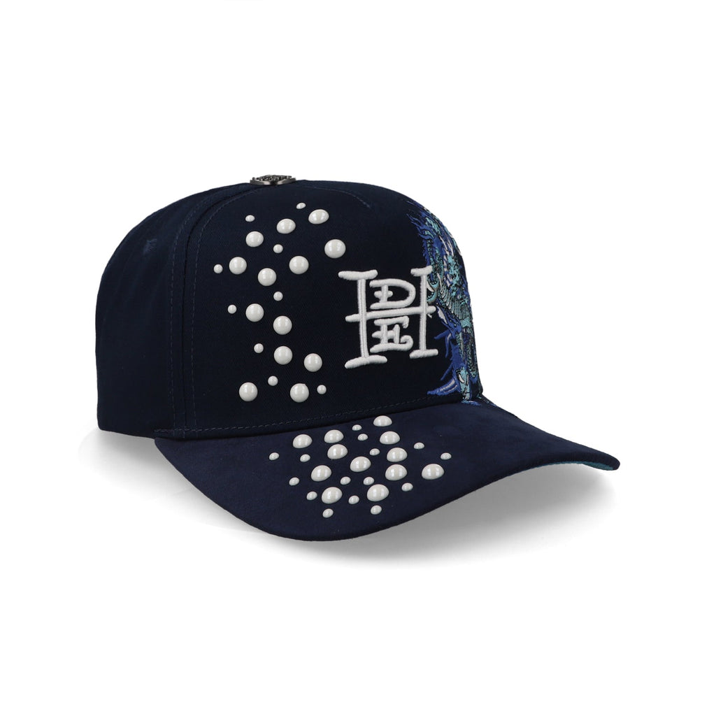 Gorra Ed Hardy Dragon and Pearls Azul Unitalla