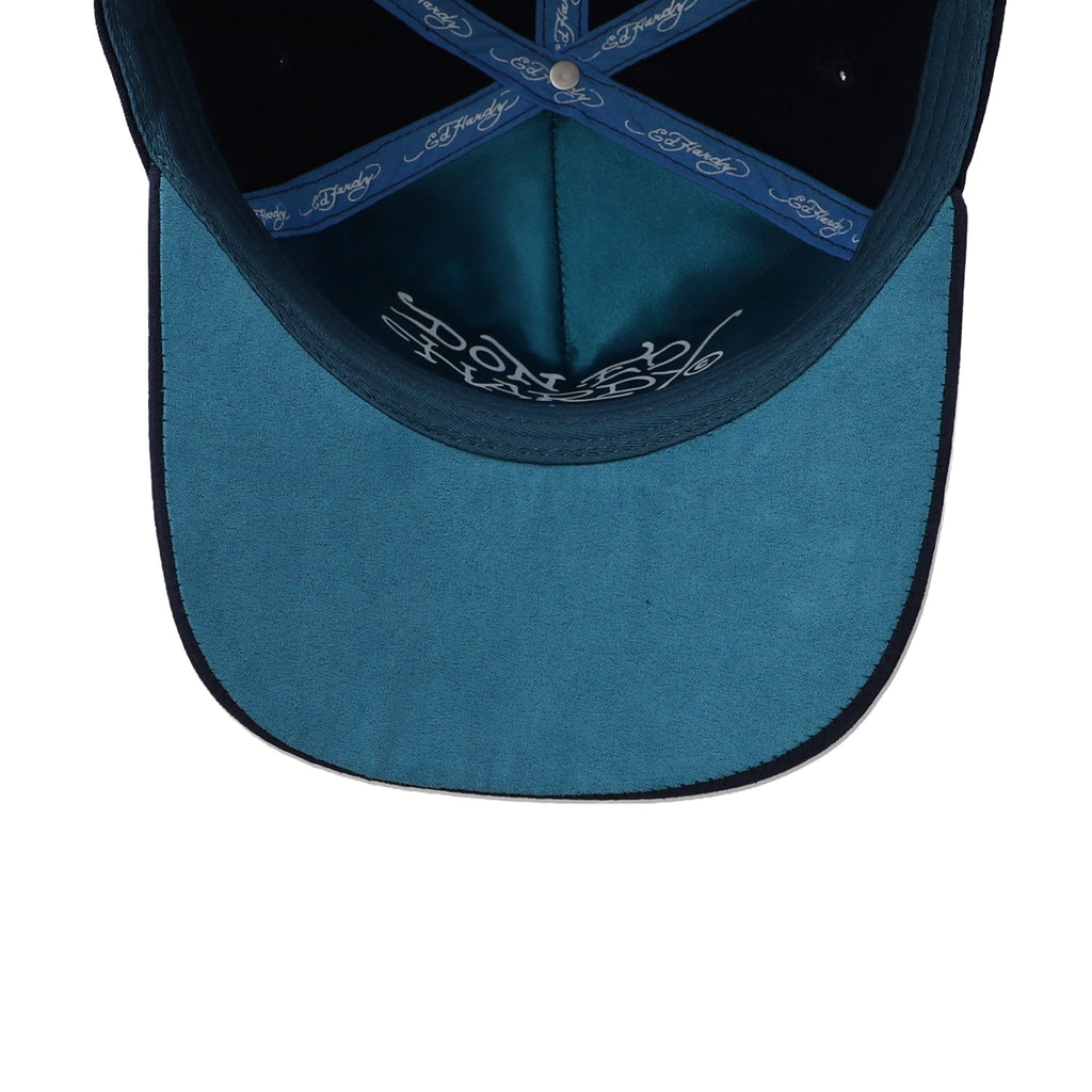 Gorra Ed Hardy Dragon and Pearls Azul Unitalla