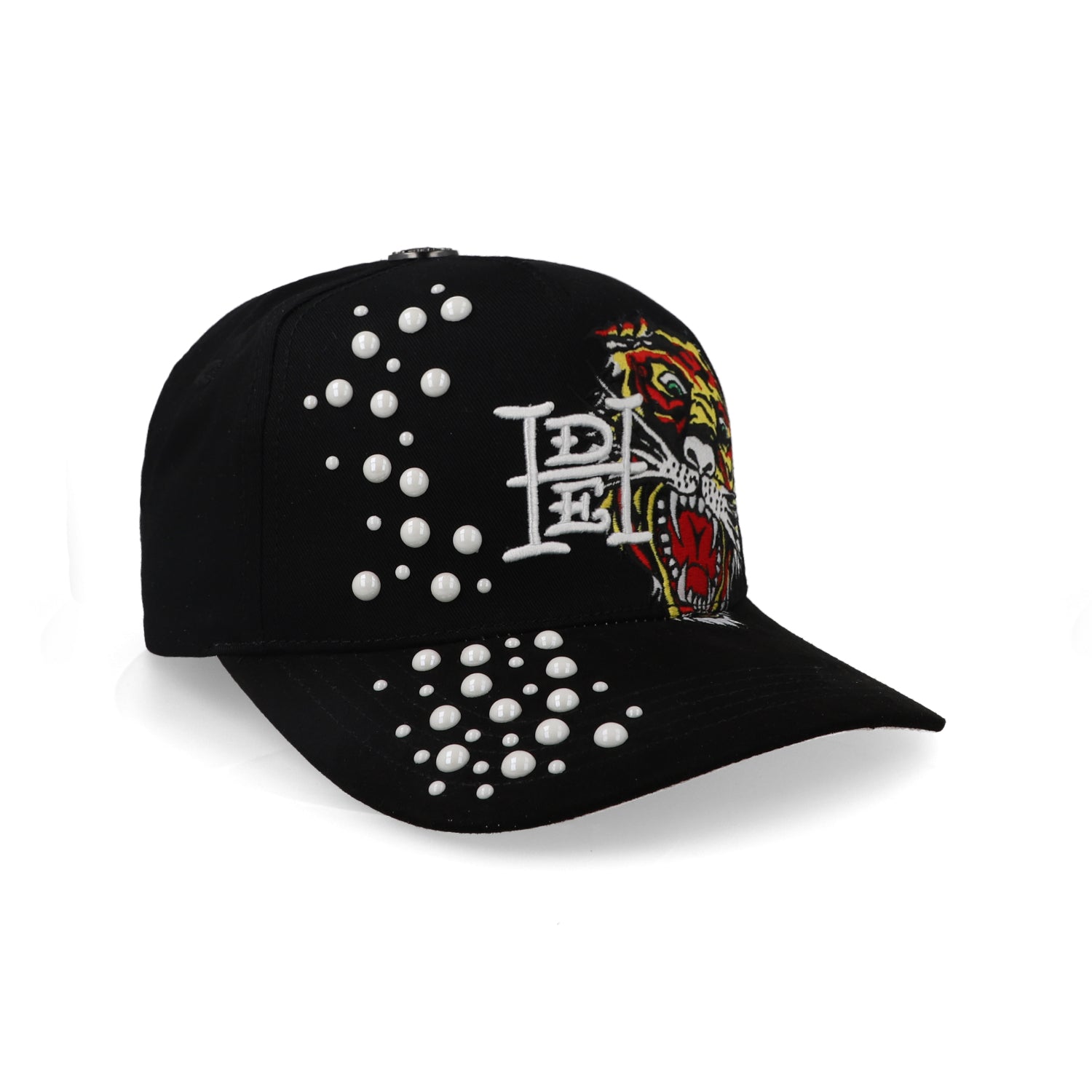 Gorra Ed Hardy Tiger and Pearls Negra Unitalla