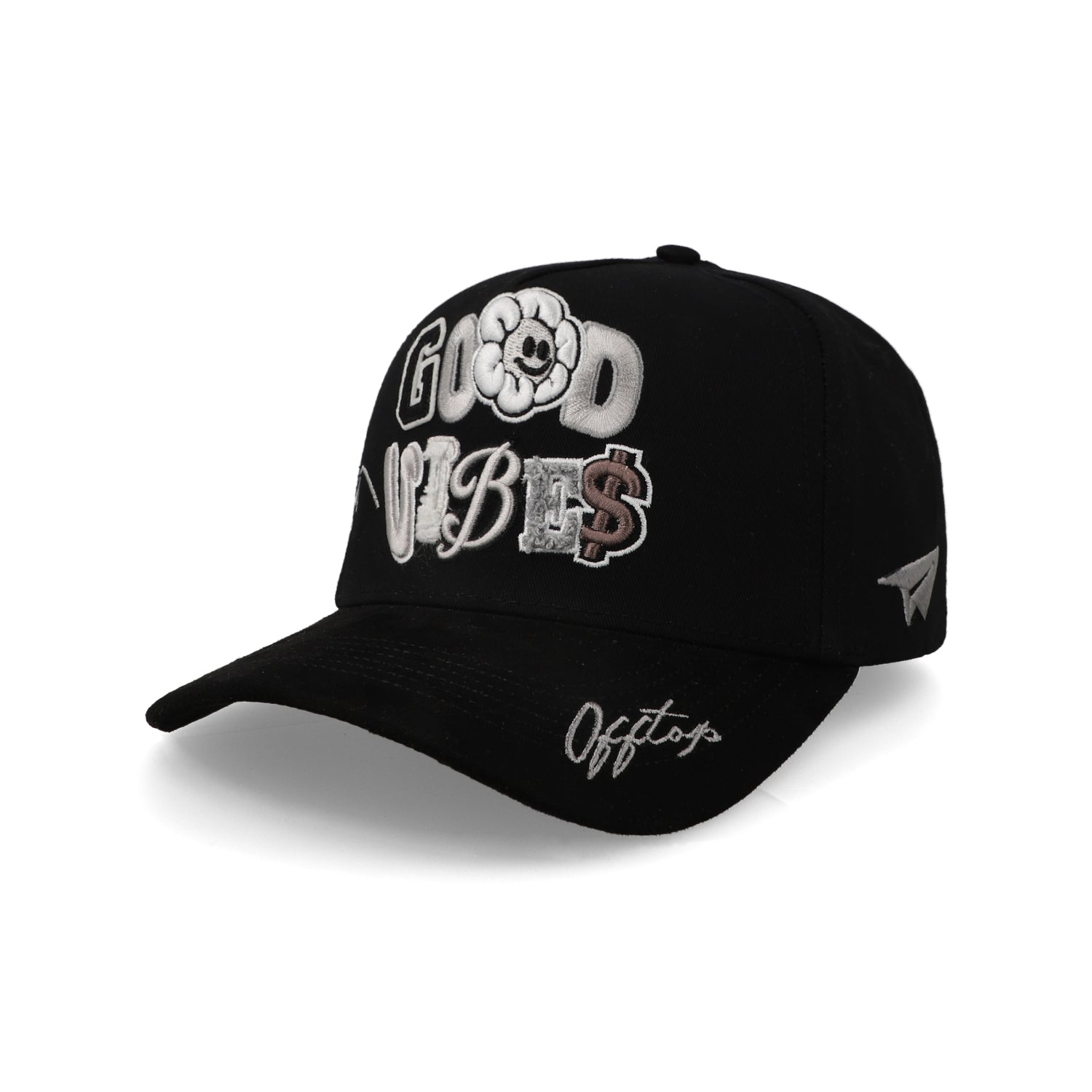 Gorra Pilotito Good Vibes Bob Negro Unitalla
