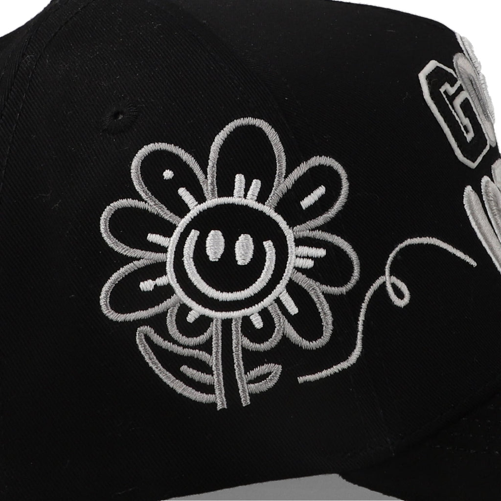 Gorra Pilotito Good Vibes Bob Negro Unitalla