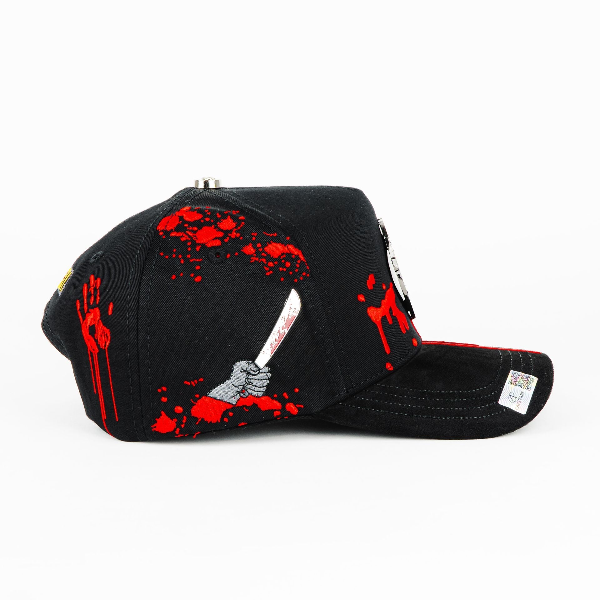Gorra Caps Fans JASON DIAMANTADO BLACK/VISOR SUEDE | Snapback Visera Semicurva