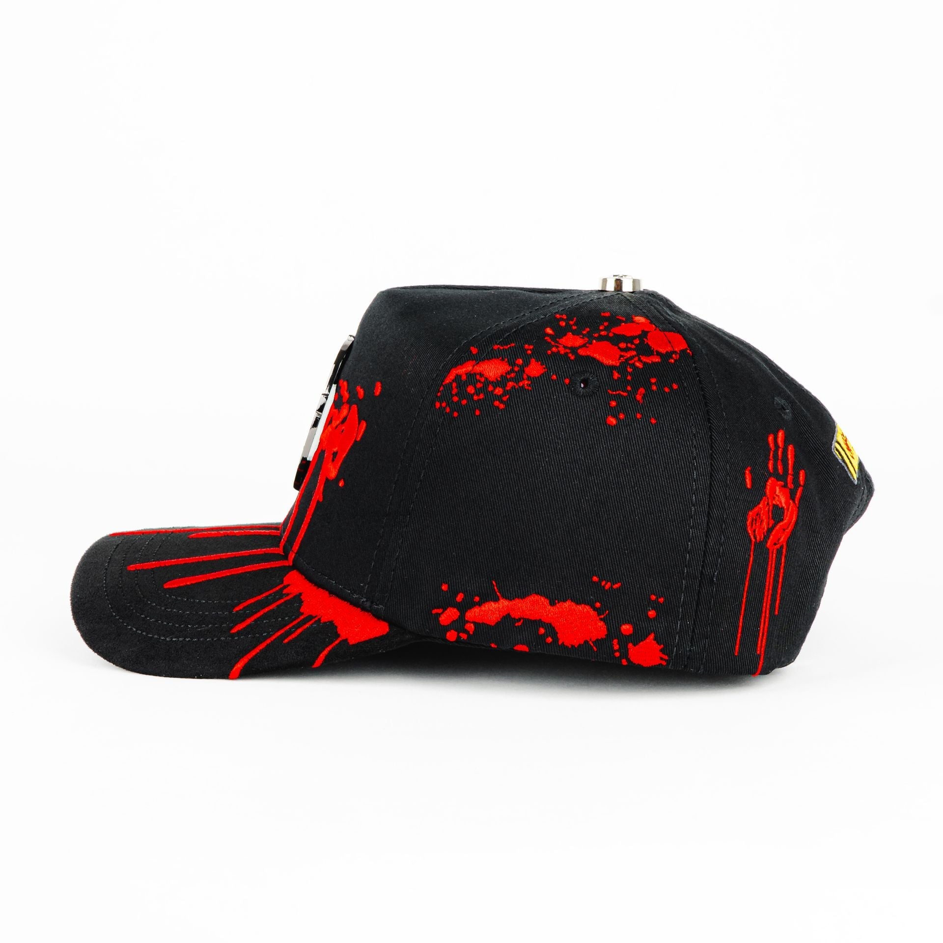 Gorra Caps Fans JASON DIAMANTADO BLACK/VISOR SUEDE | Snapback Visera Semicurva