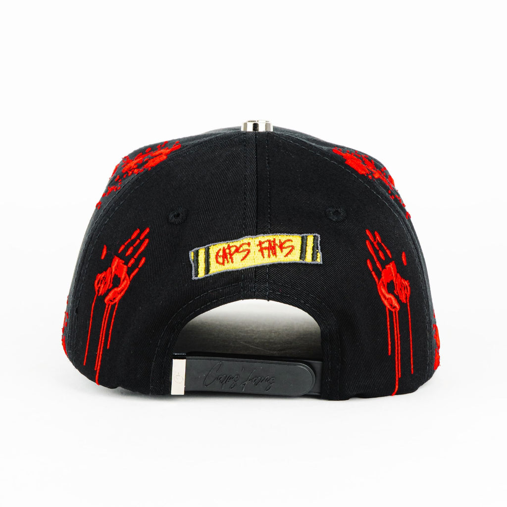 Gorra Caps Fans JASON DIAMANTADO BLACK/VISOR SUEDE | Snapback Visera Semicurva
