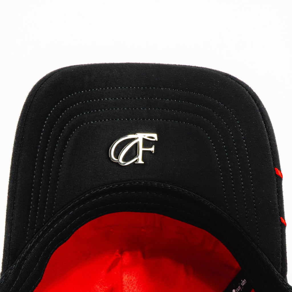 Gorra Caps Fans JASON DIAMANTADO BLACK/VISOR SUEDE | Snapback Visera Semicurva