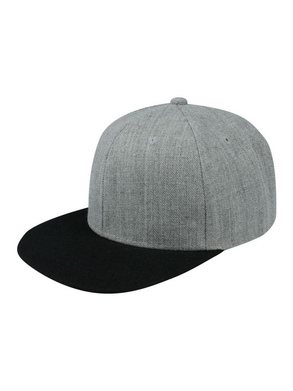 Gorra Sport Caps Snapback Ajustable Gris/Negra