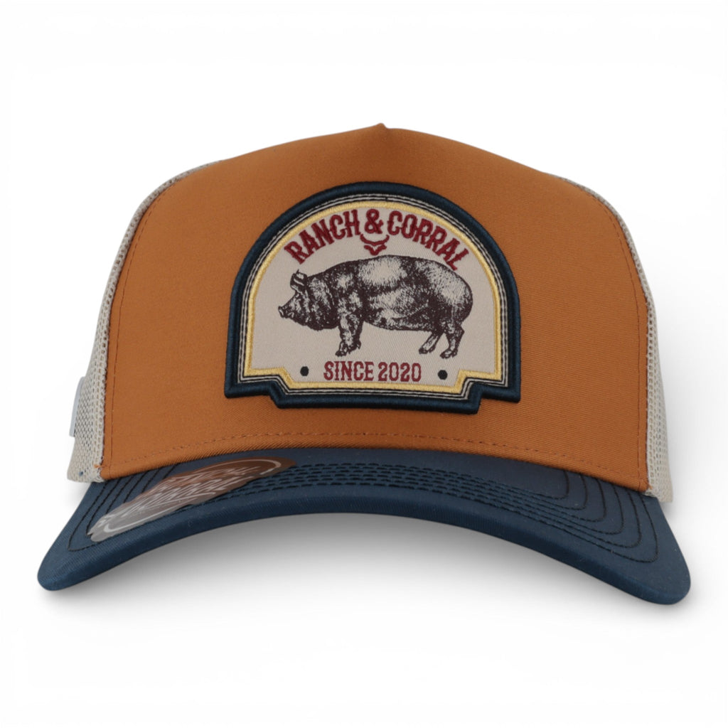 [RCPN05] GORRA PORCINO 5 COPPER/BLUE