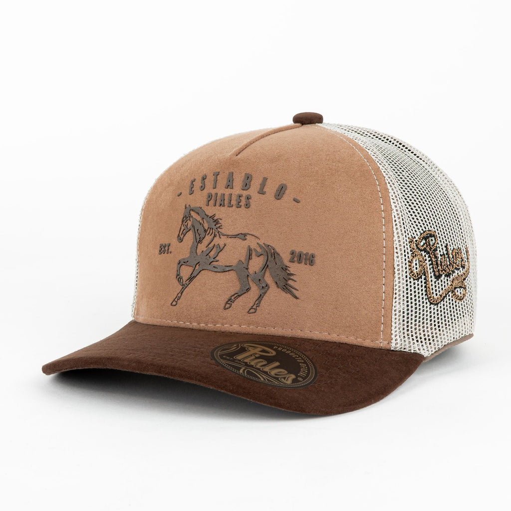 GORRA PIALES ESTABLO II CAQUI