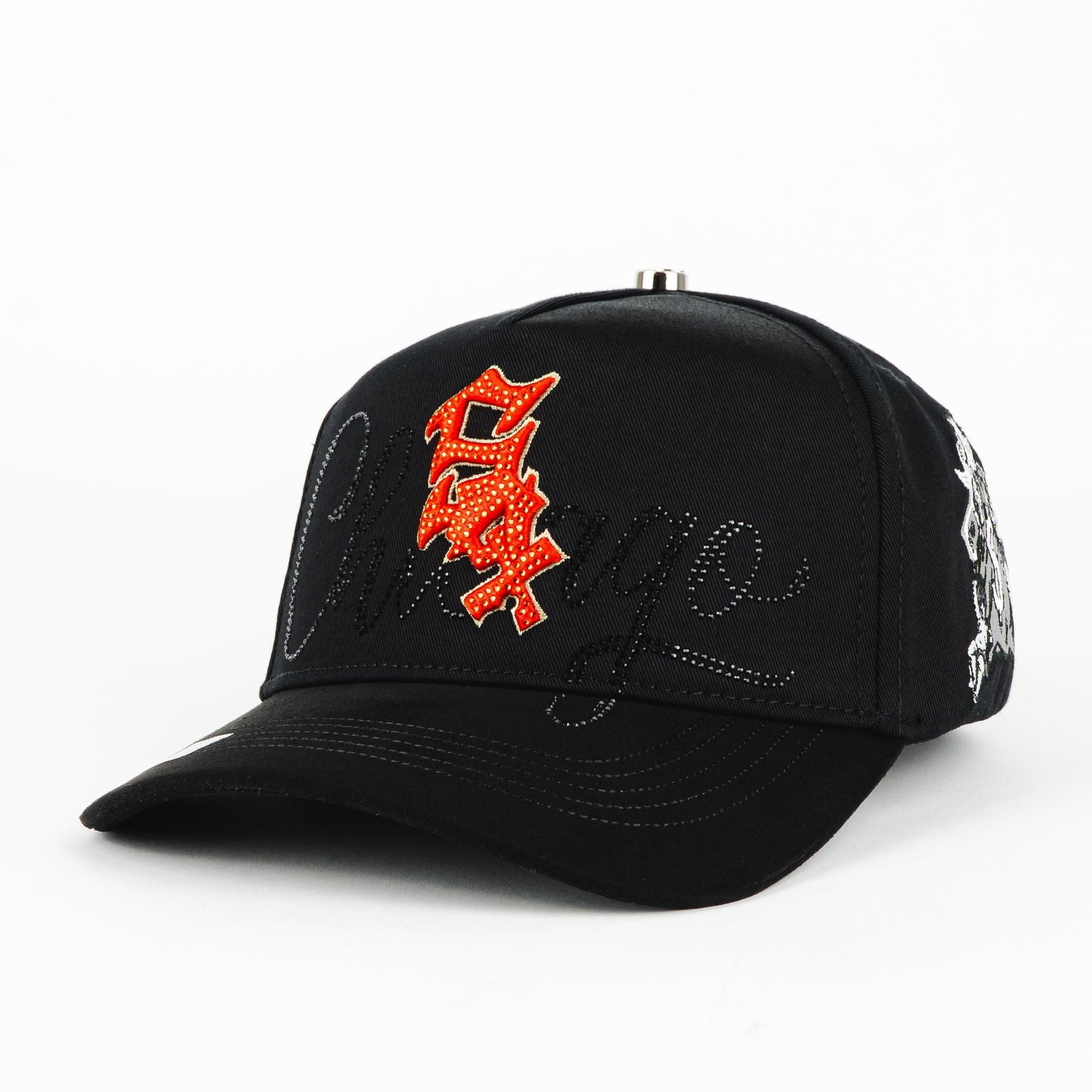 GORRA CAPS FANS SOX NEGRA ROJO