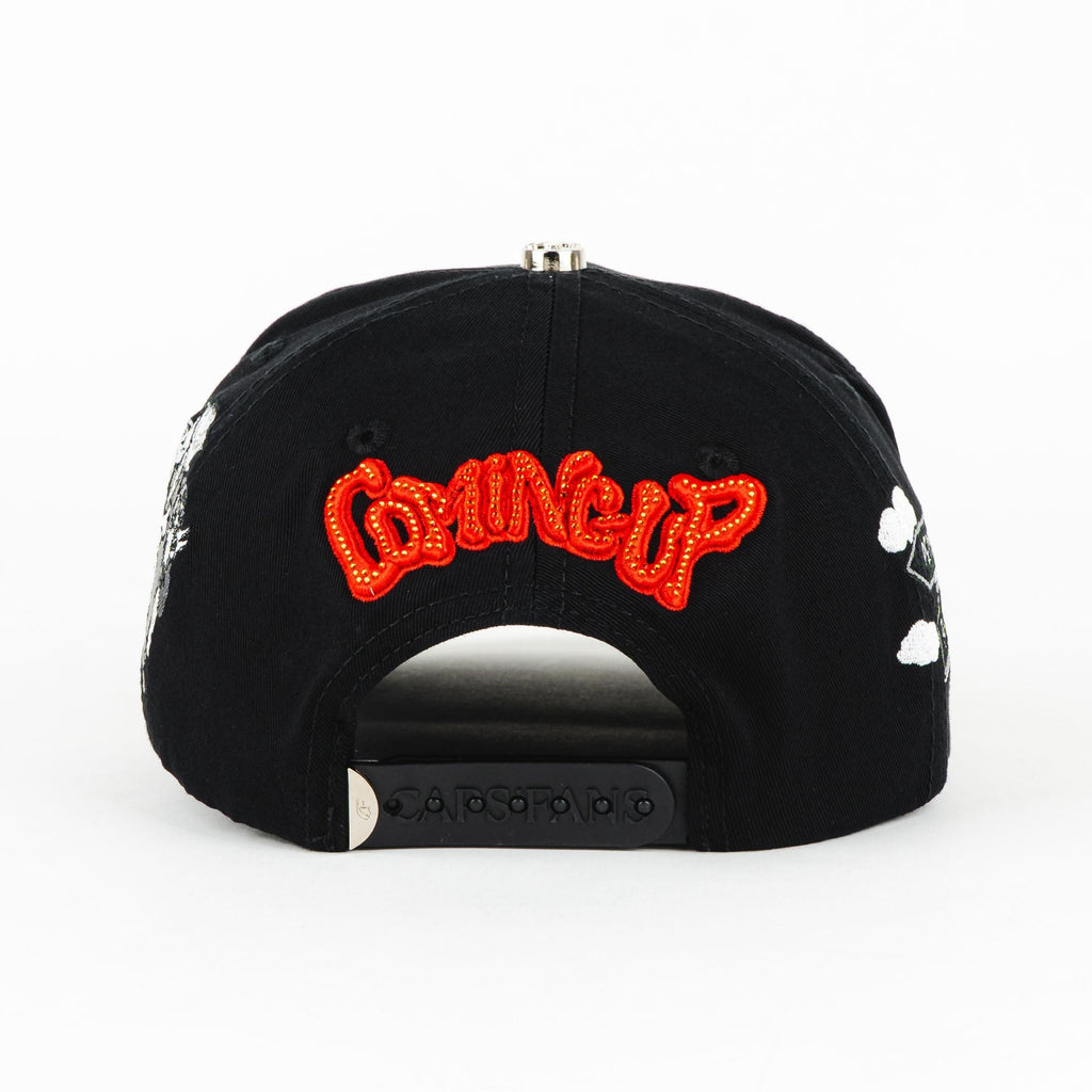 GORRA CAPS FANS SOX NEGRA ROJO