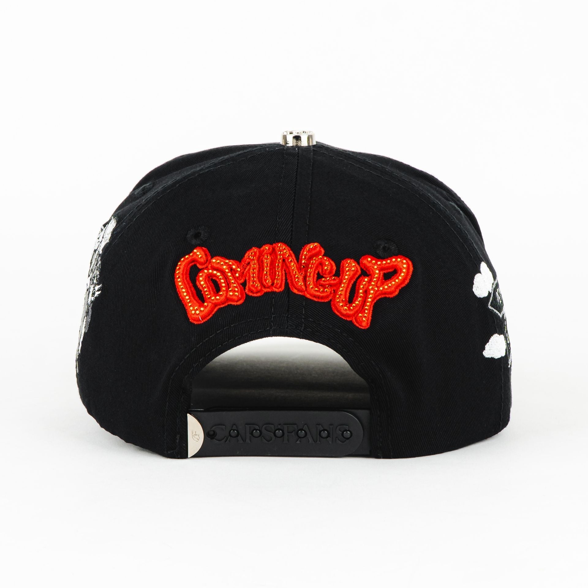 GORRA CAPS FANS SOX NEGRA ROJO