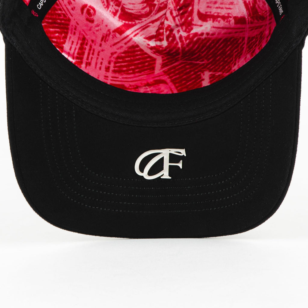 GORRA CAPS FANS SOX NEGRA ROJO