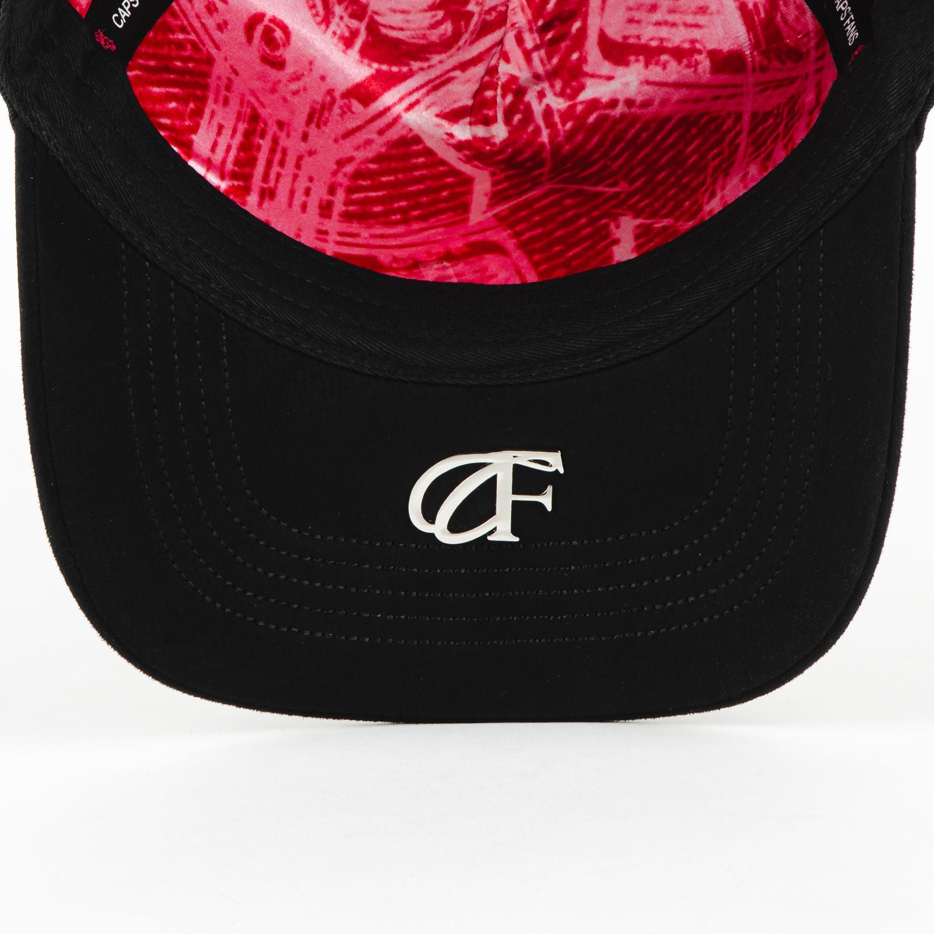 GORRA CAPS FANS SOX NEGRA ROJO