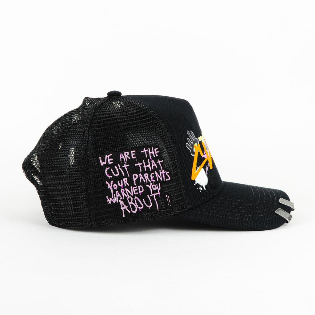 GORRA CULT OF INDIVIDUALITY CULT GRAFFITI BLACK