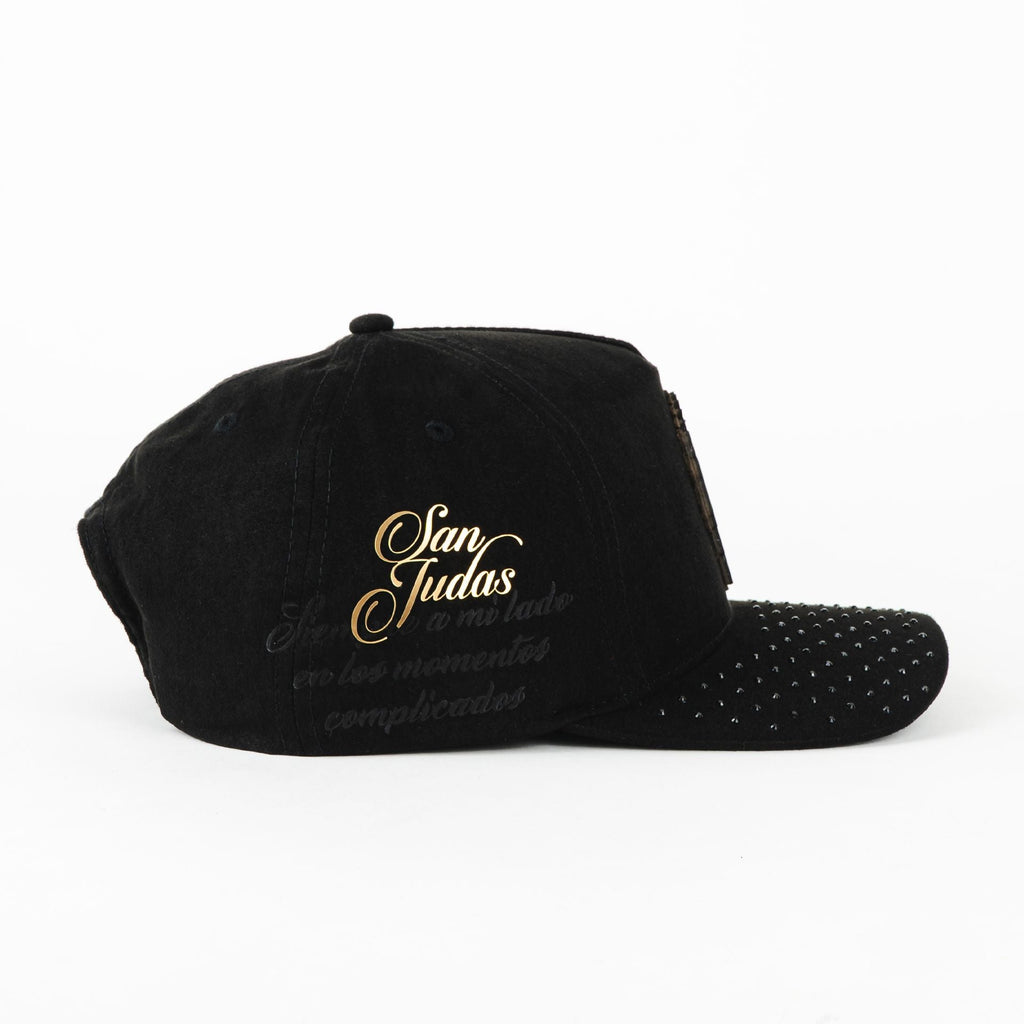 GORRA VAGO STYLE SAN JUDAS PLACA DORADA BLK