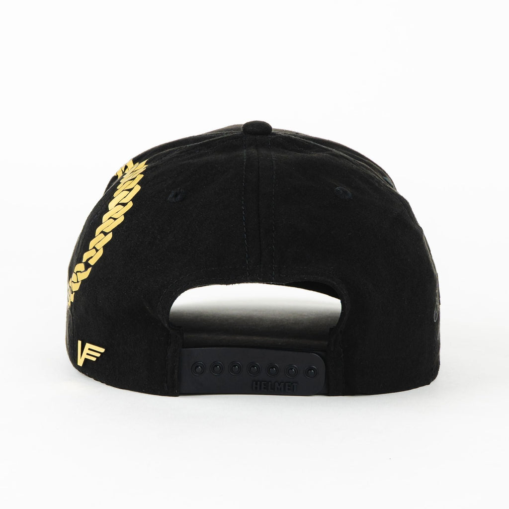 GORRA VAGO STYLE SAN JUDAS PLACA DORADA BLK