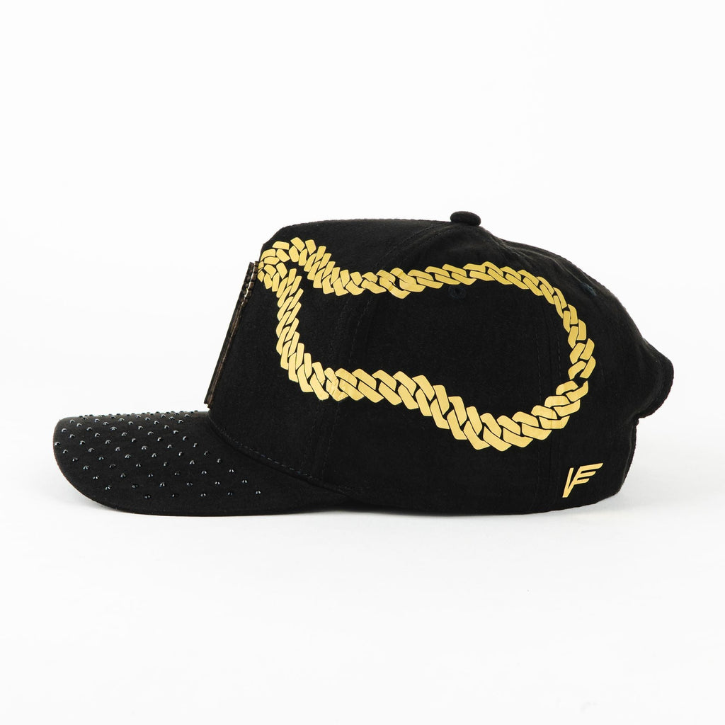GORRA VAGO STYLE SAN JUDAS PLACA DORADA BLK