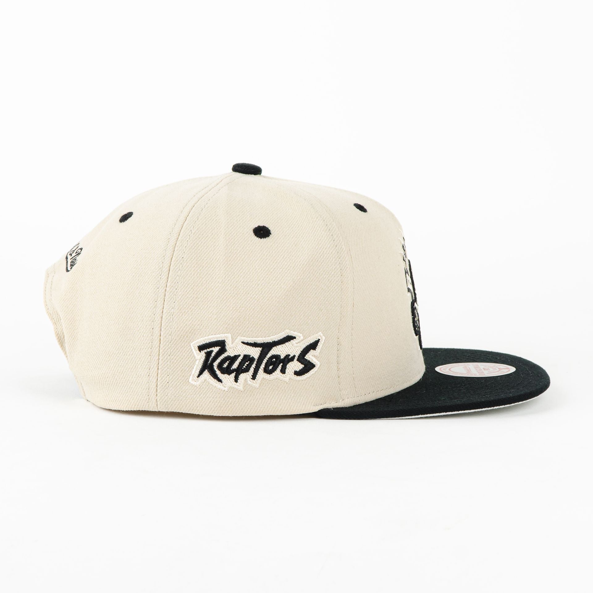 GORRA MITCHELL & NESS RAPTORS EVERGREEN CREAM/BLK