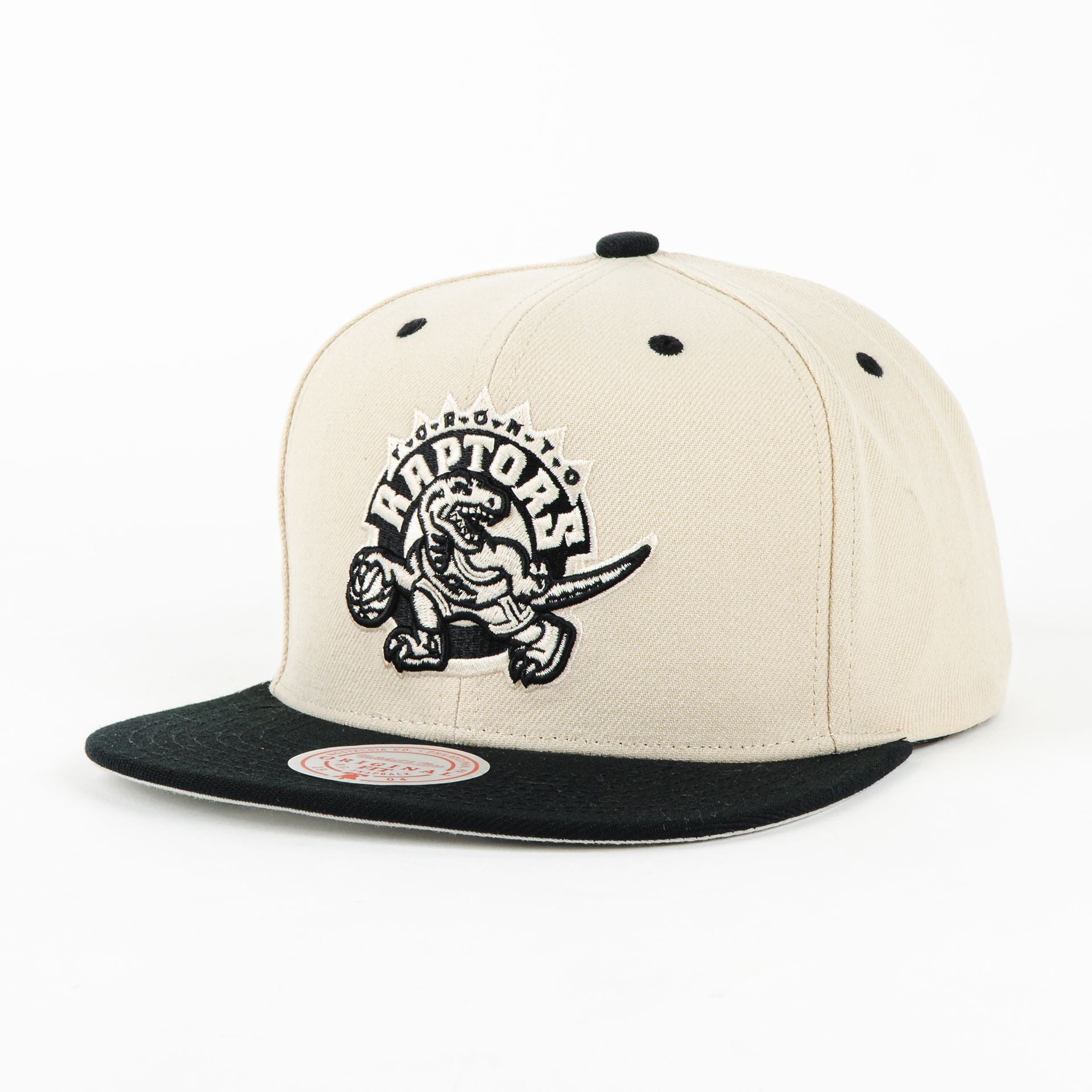 GORRA MITCHELL & NESS RAPTORS EVERGREEN CREAM/BLK