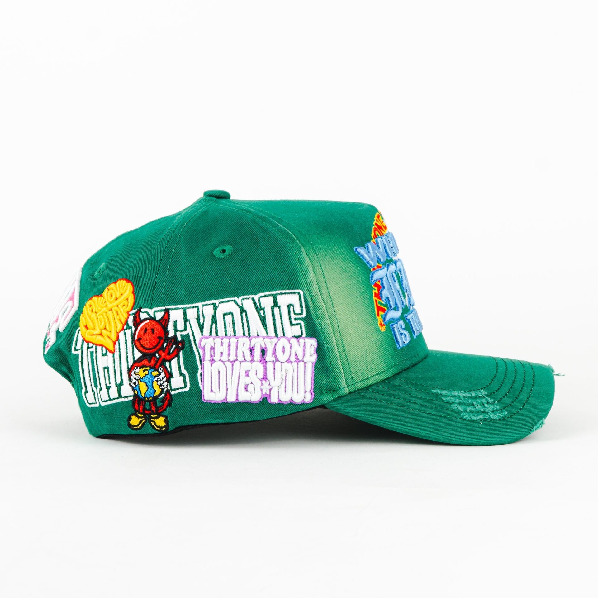 GORRA 31 HATS WHO THE F... IS THIRTYONE? GRN