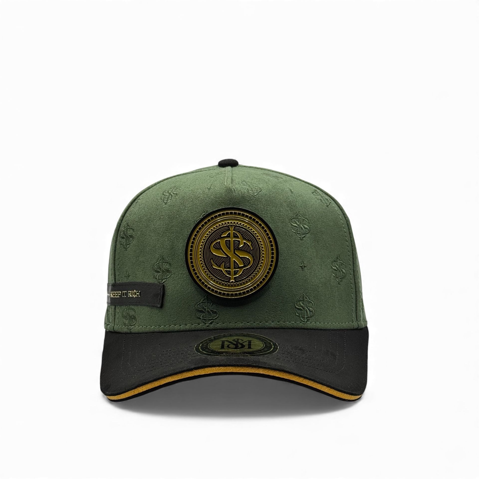 GORRA MR. KASH KEEP IT RICH GRN/BLK