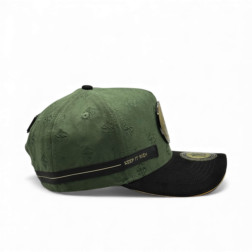 GORRA MR. KASH KEEP IT RICH GRN/BLK
