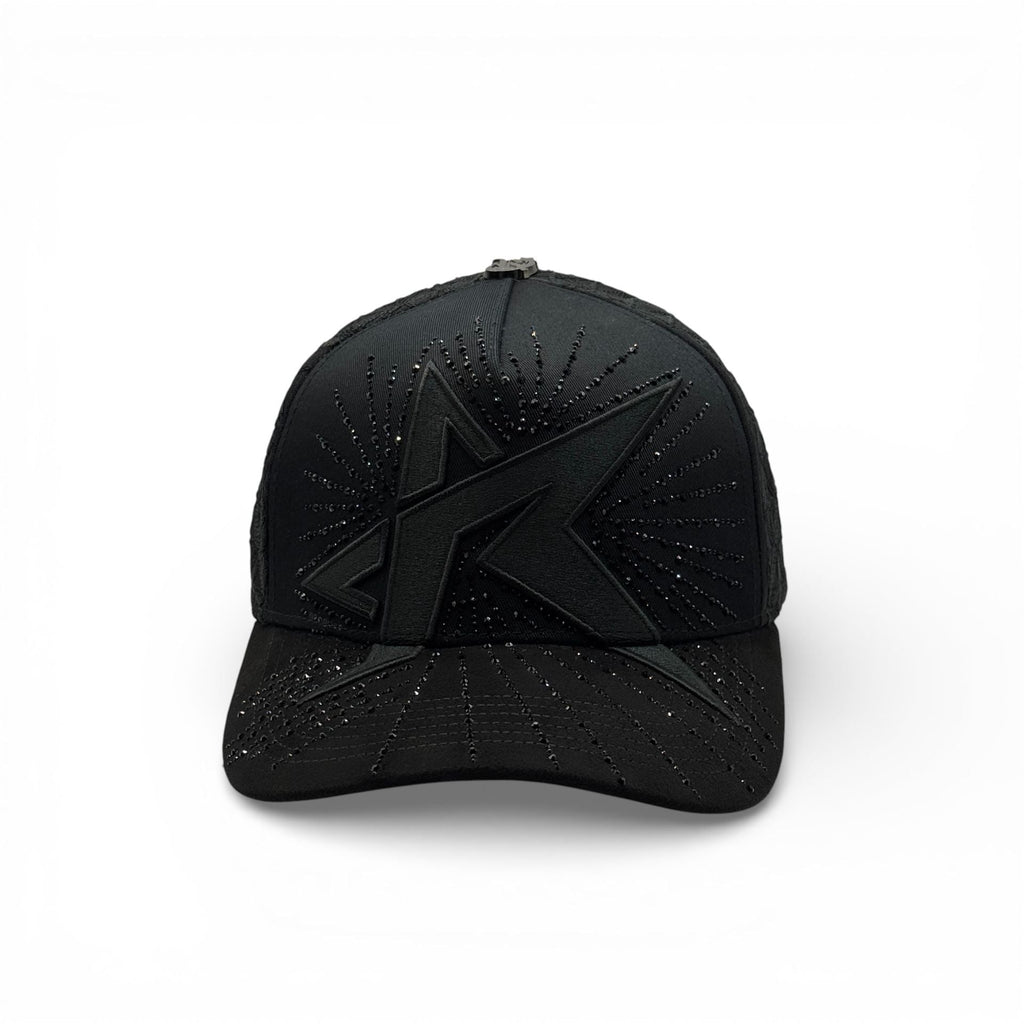GORRA REBEL HATS BLACK STAR TOTAL BLK*****ADICIONALES