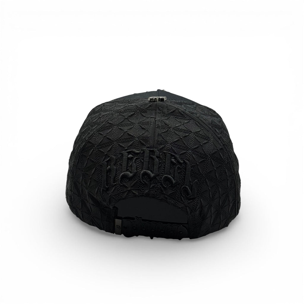 GORRA REBEL HATS BLACK STAR TOTAL BLK*****ADICIONALES