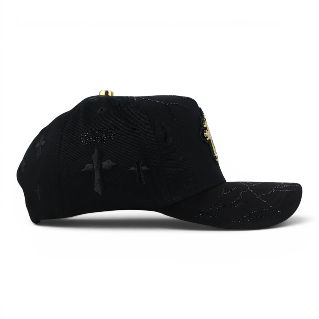 GORRA BIGG BOSS 3 CRUCES BLACK/GOLD