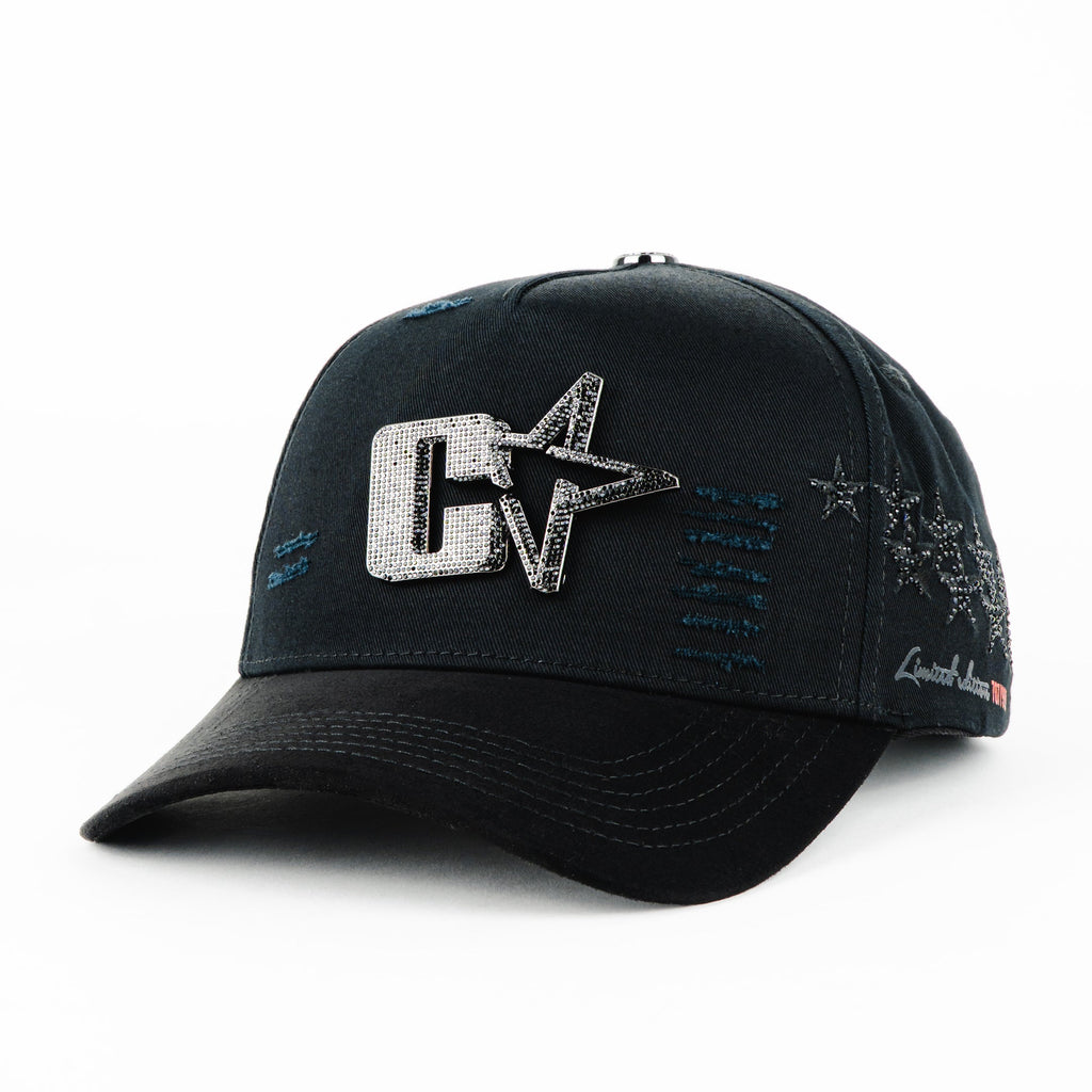 Gorra Cash Only THE STAR IN BLACK | Snapback Visera Curva | FULL SET