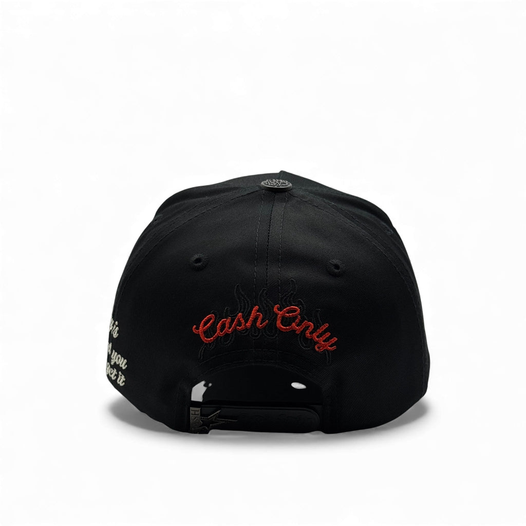 GORRA CASH ONLY MONEY RED BLACK