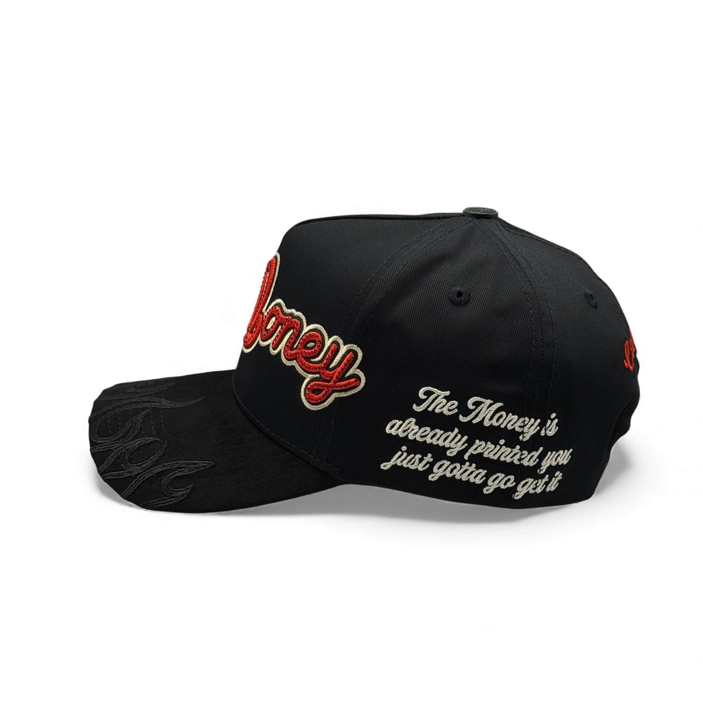 GORRA CASH ONLY MONEY RED BLACK