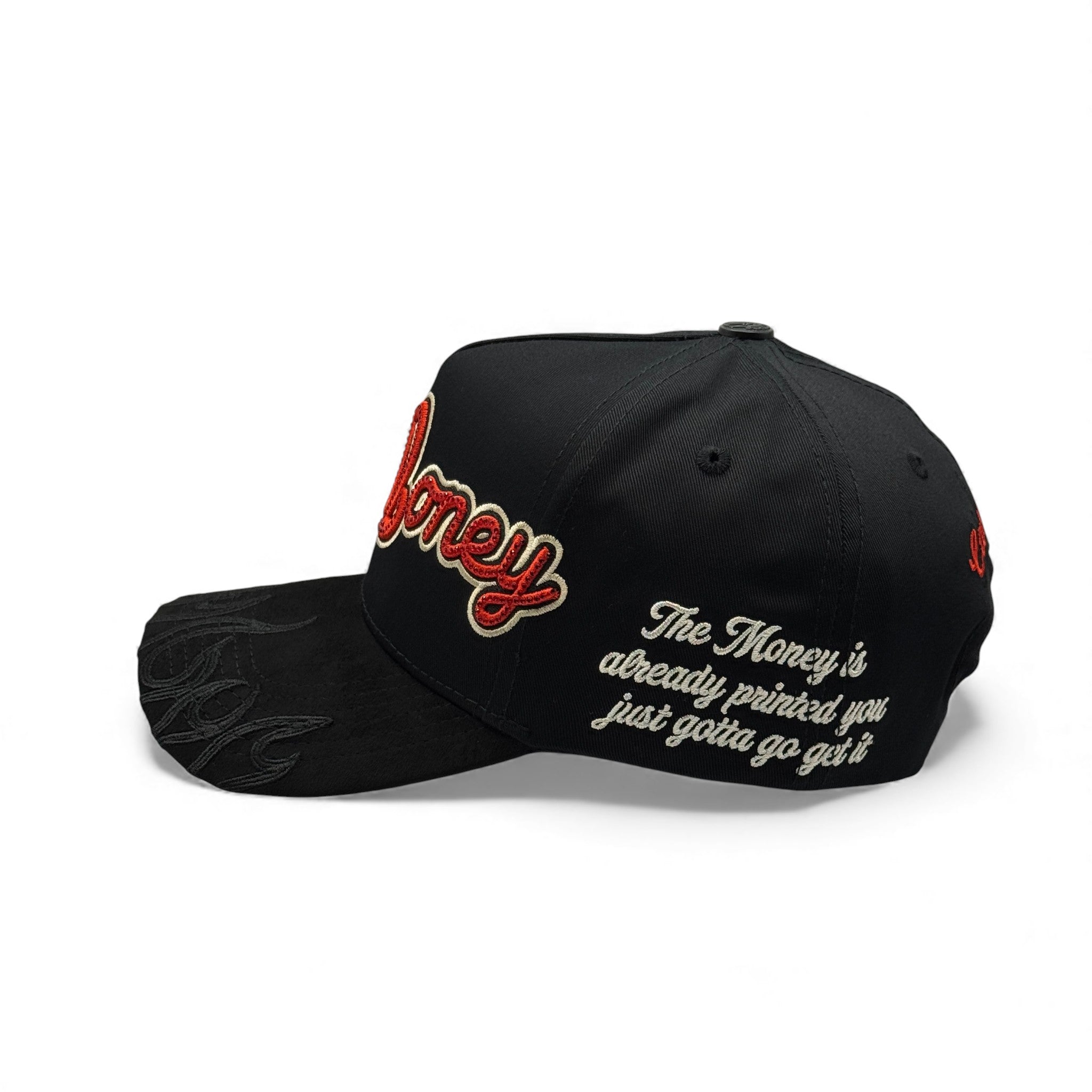 GORRA CASH ONLY MONEY RED BLACK