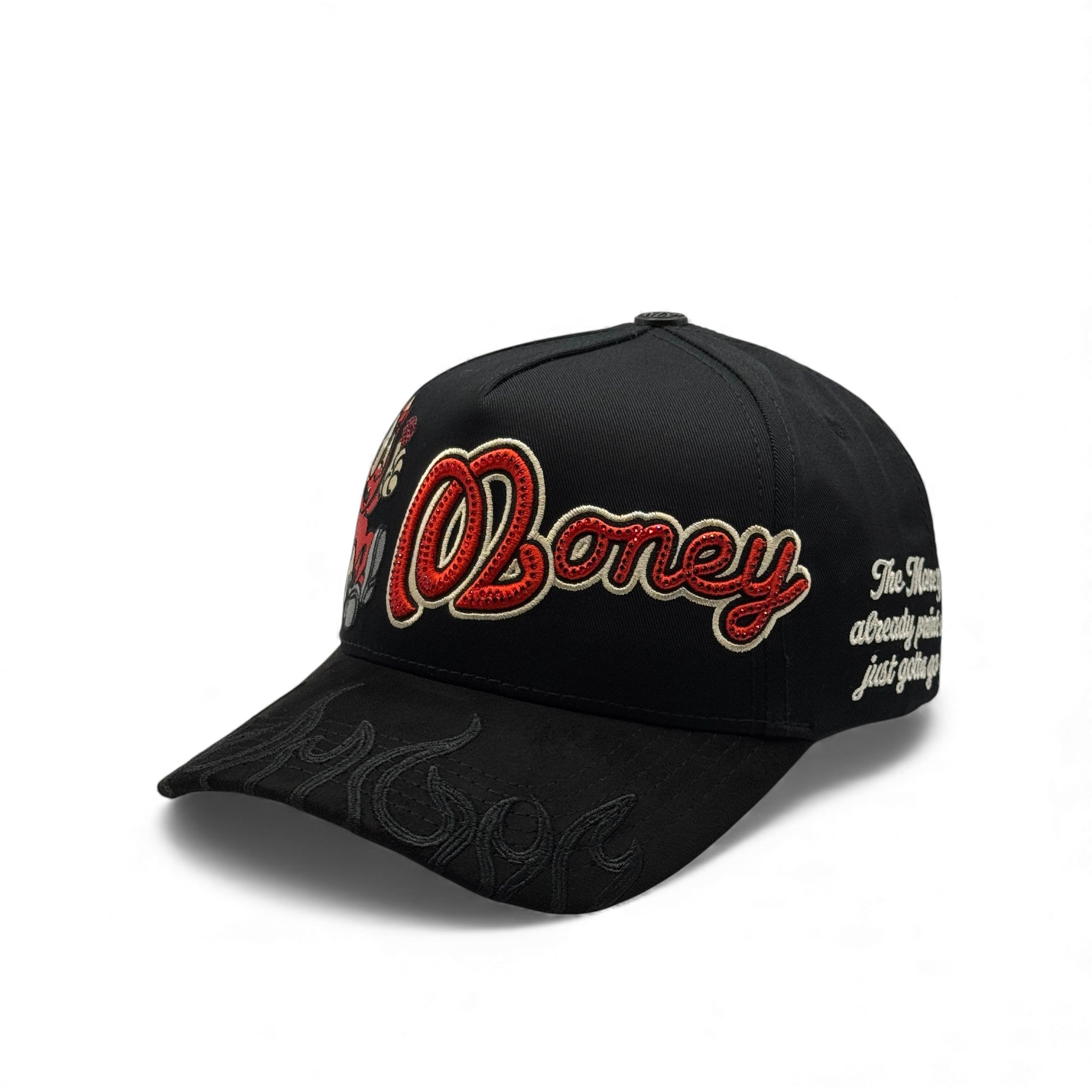 GORRA CASH ONLY MONEY RED BLACK