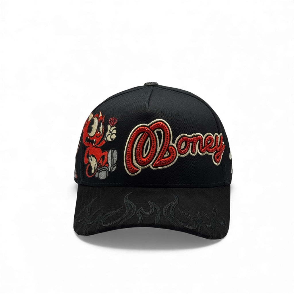 GORRA CASH ONLY MONEY RED BLACK