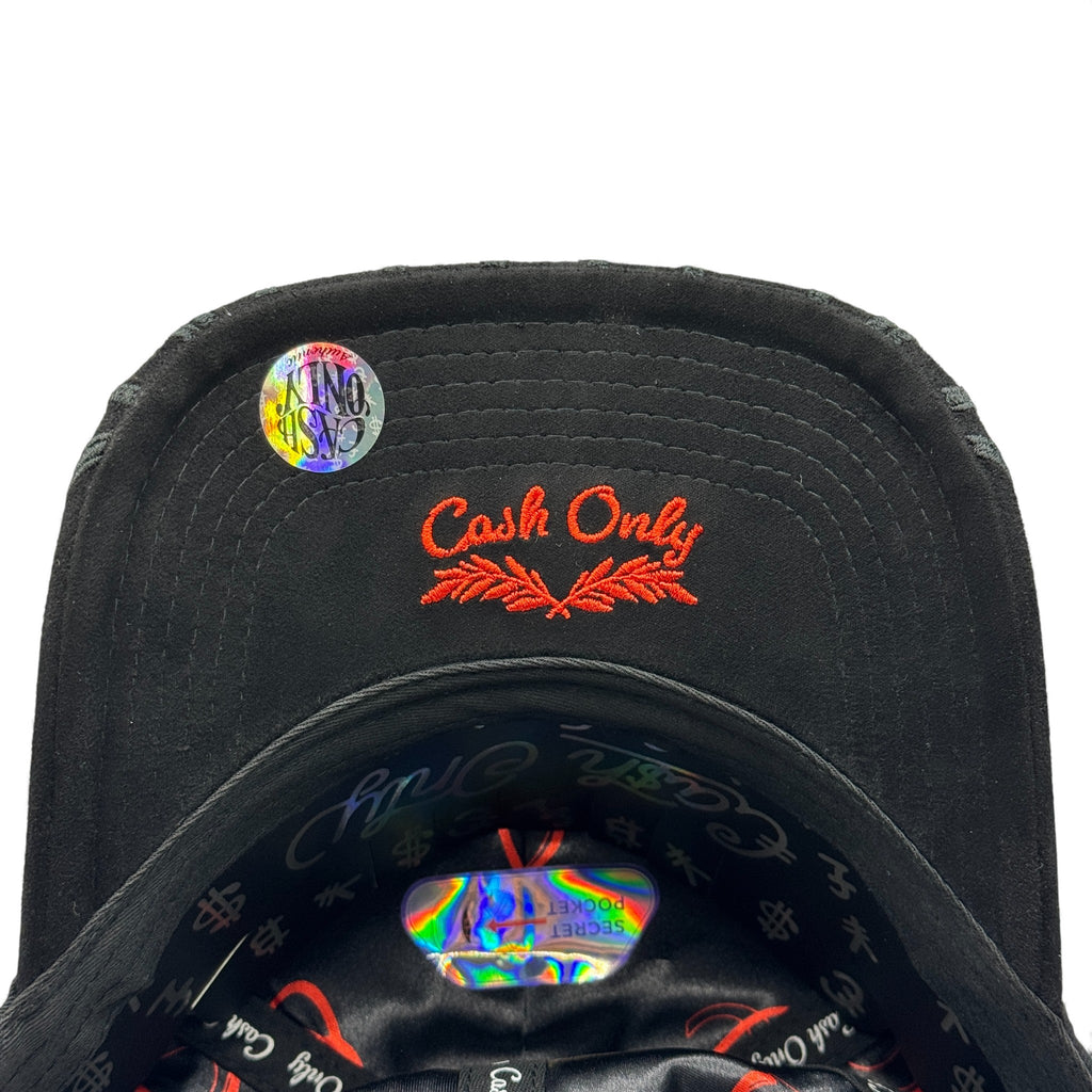 GORRA CASH ONLY MONEY RED BLACK