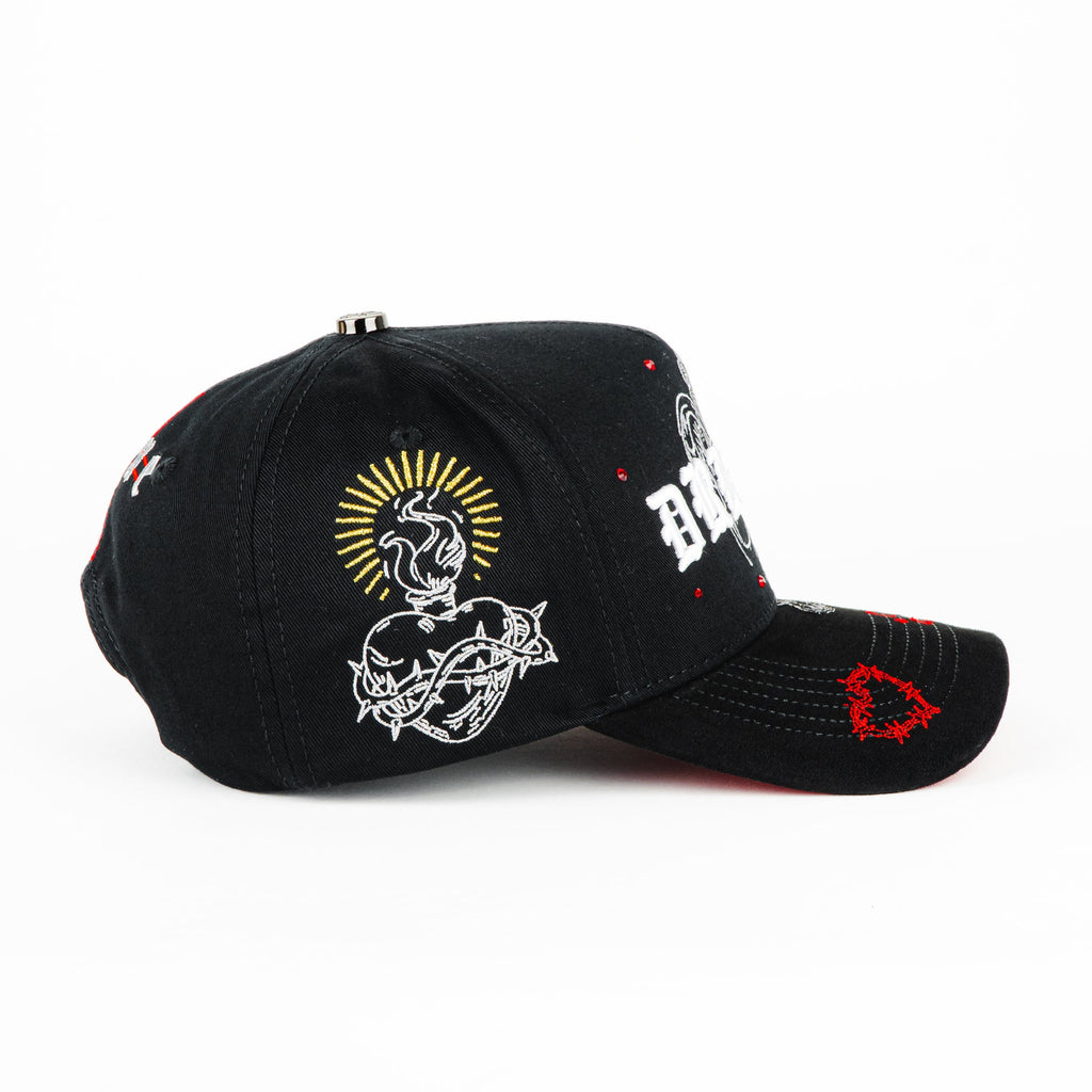 GORRA DARKBLOOM TRUE LOVE BLACK