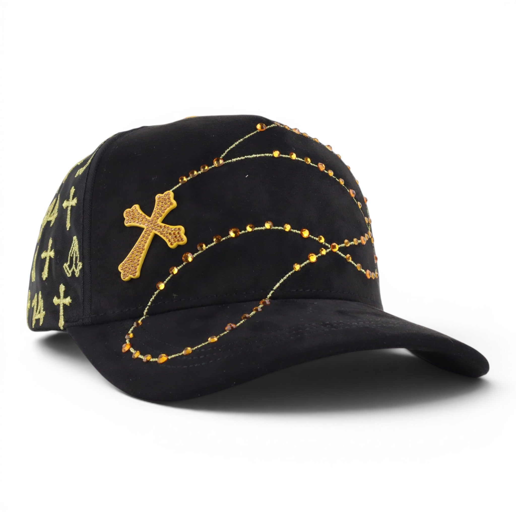 GORRA JC CAPS EXODO 14/14 CRYSTALS GOLD BLACK