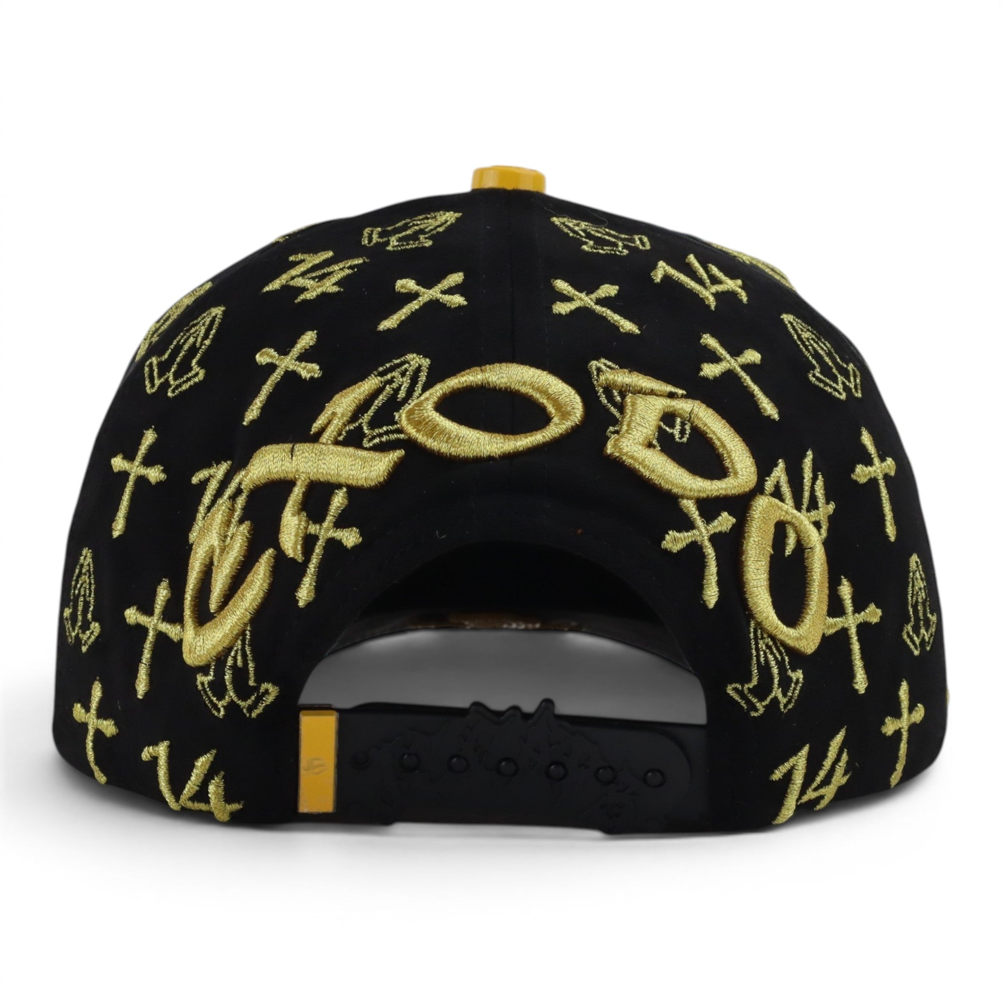 GORRA JC CAPS EXODO 14/14 CRYSTALS GOLD BLACK