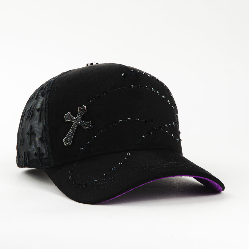 GORRA JC CAPS EXODO 14/14 CROSS CHROME CRYSTALS