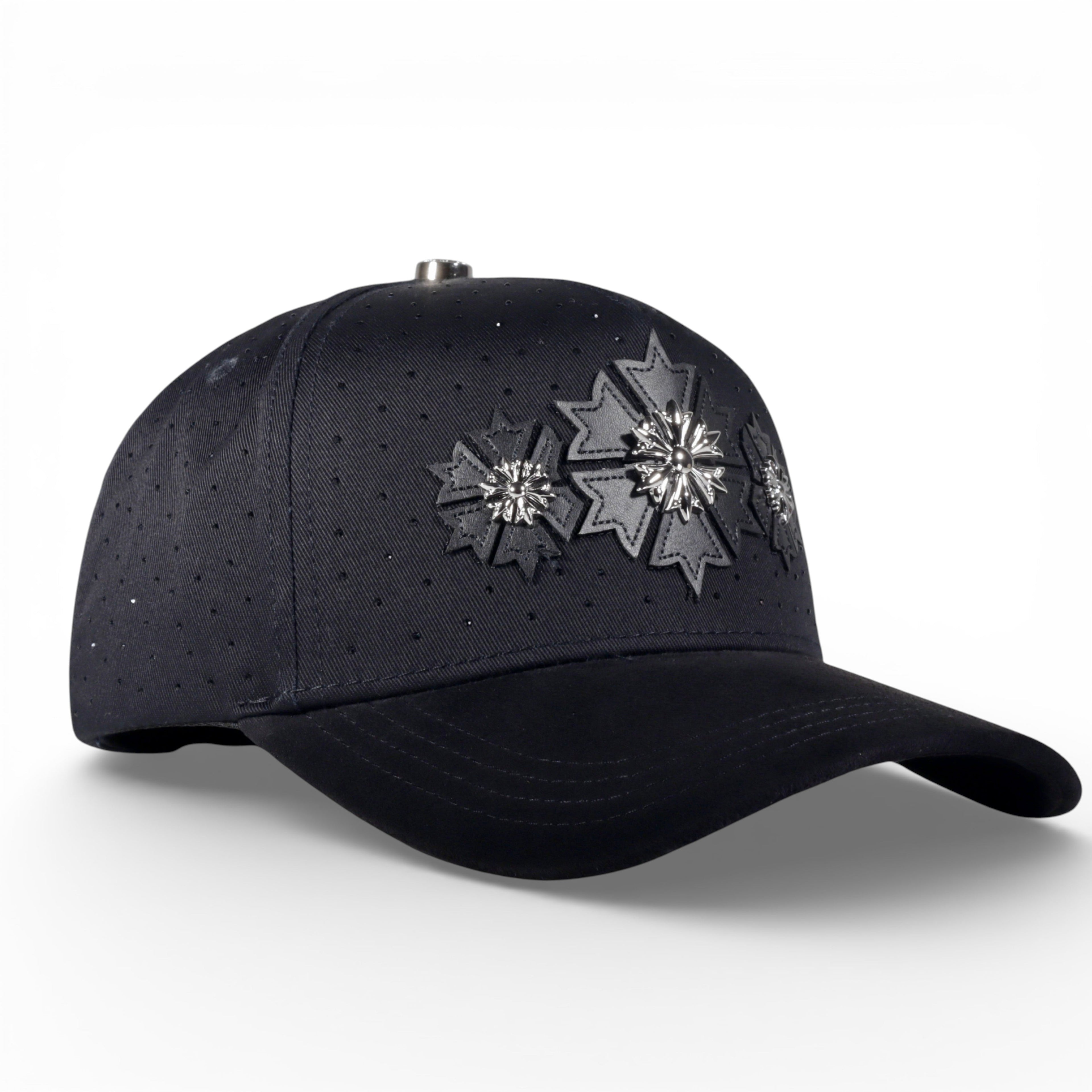 GORRA BARBAS HATS PLATINUM SNOWFLAKE BLK