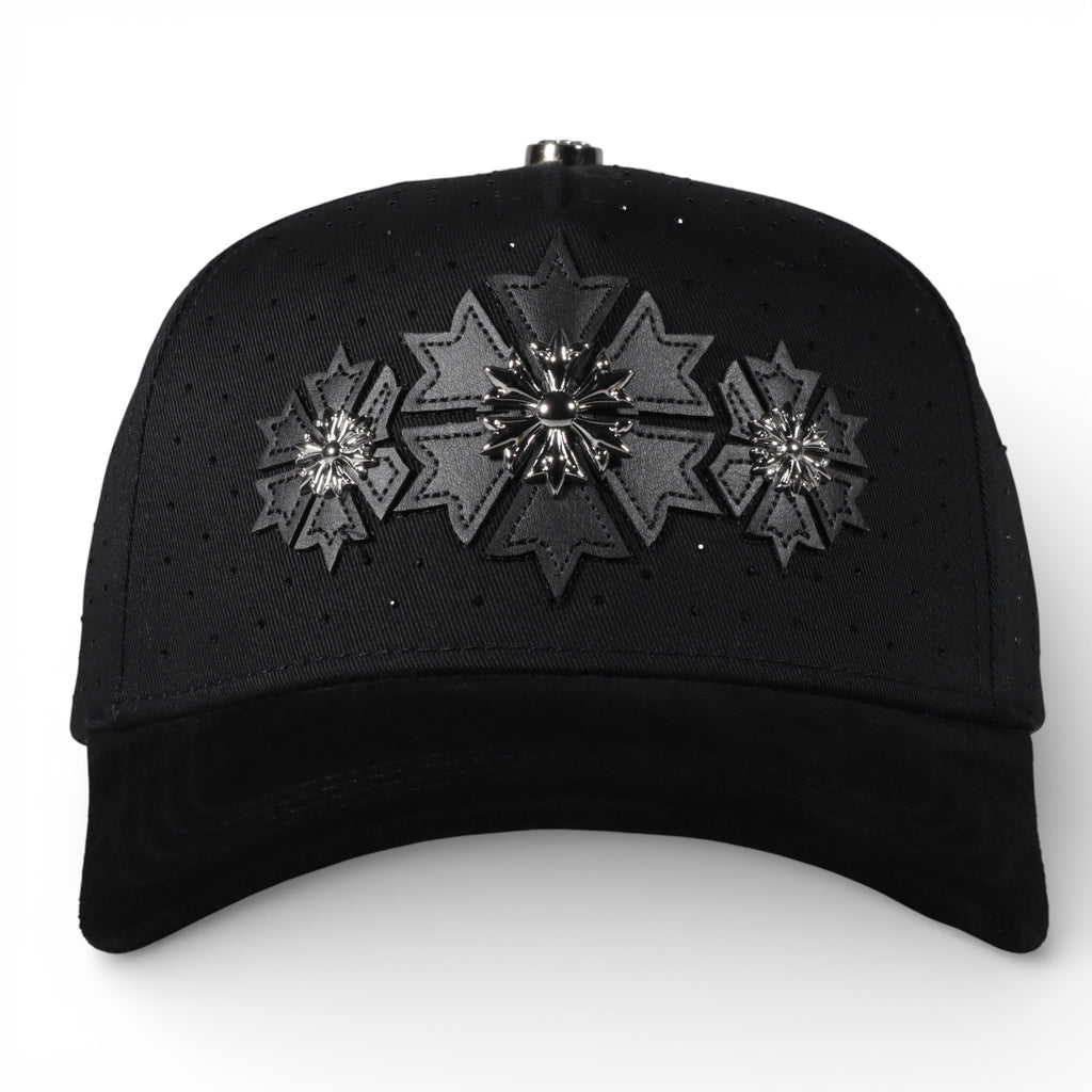 GORRA BARBAS HATS PLATINUM SNOWFLAKE BLK